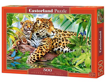 Puzzle 500 Jaguars by the pool CASTOR