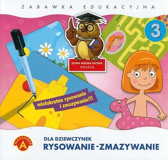 Rysowanie-zmazywanie 6 Dla dziewczynek ALEX