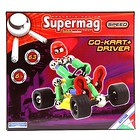 Klocki magnetyczne. Supermag - Gokart z kierowcą