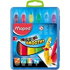 Kredki Colorpeps Smoothy- żelowe 6 kolorów MAPED