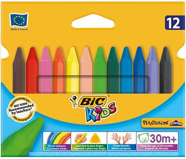 Kredki Plastidecor Triangle 12 kol. blister BIC