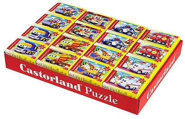 Pakiet Puzzle 32x54 Bajkowe pojazdy CASTOR
