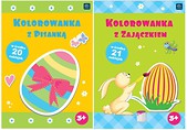 Kolorowanka Wielkanocna A4 z naklejkami MIX