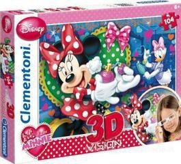 Puzzle 104 3D Vision Minnie