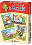 Puzzle x 4 - Czerwony Kapturek CASTOR