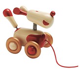 Piesek Carmel do ciągnięcia na sznurku