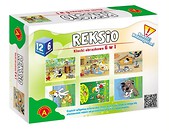 Klocki obrazkowe 6w1 Reksio ALEX