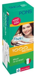 Fiszki 1000 słów Włoski na co dzień PONS