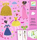 Zestaw naklejek i papierowych lalek - Sukienki