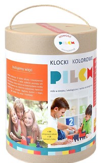 Klocki kolorowe w tubie