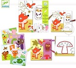 Zestaw artystyczny - Połącz kropki Zwierzaki