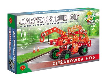 Mały Konstruktor kolorowy - Ciężarówka HDS ALEX