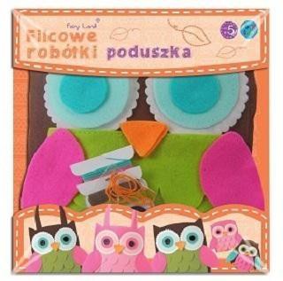 Filcowe Robótki - Poduszka Sowa brązowa STnux