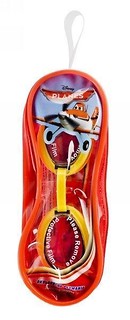 Okularki do pływania Samoloty + etui