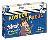 Kapitan Nauka.Koncentracja 100 zabaw z det. Motyw.