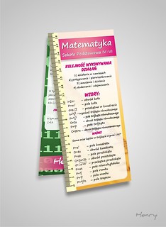 Magnetyczna zakładka - Matematyka SP 4-6