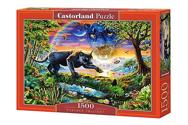 Puzzle 1500 Pantera o zmierzchu CASTOR