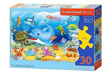 Puzzle 30 Podwodni przyjaciele CASTOR