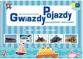 Gwiazdy Pojazdy kolorowanki - naklejanki