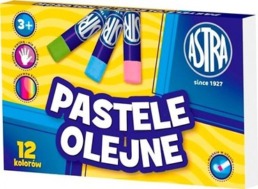 Pastele olejne 12 kolorów ASTRA