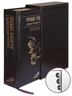 Pismo Święte ST i NT (czarna oprawa, paginatory)