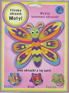 Obrazek filcowy motyl STnux