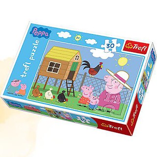 Puzzle 30 Peppa Wizyta w kurniku TREFL