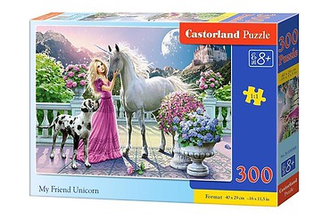 Puzzle 300 Mój przyjaciel Jednorożec CASTOR