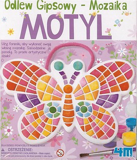 Odlewy gipsowe - Mozaika Motyl 4M