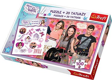 Puzzle 100 Tattoo Disney Violetta TREFL