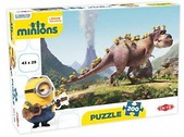 Puzzle Minionki 200 elementów Dinozaur