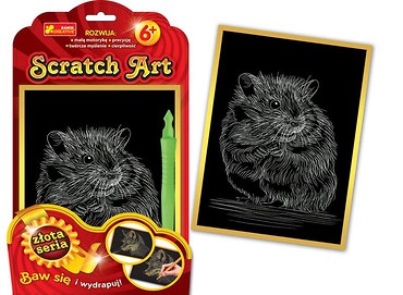 Scratch Art. Złota seria - Chomik