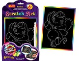 Scratch Art. Tęczowa seria - Słoń