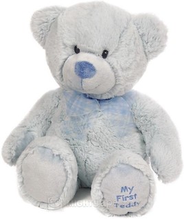 Średni, niebieski Mój pierwszy miś 23 cm SUKI