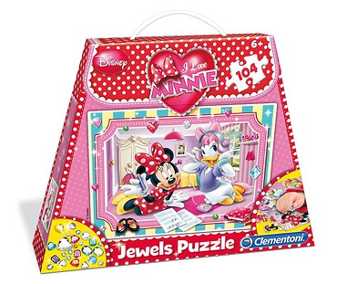 Puzzle 104 Torebka Minnie Ozdoby Jewels