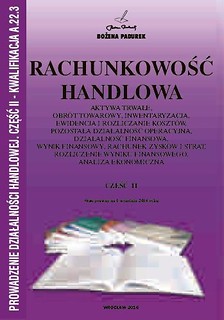 Rachunkowość Handlowa część II PADUREK