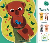 Puzzle drewniane 3 elementowe - Zwierzaki