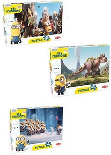 Puzzle Minionki 200 elementów MIX
