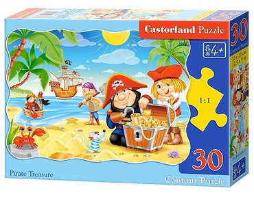 Puzzle 30 Piracki skarb CASTOR