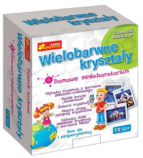 Domowe minilaboratorium - Wielobarwne kryształy