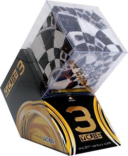 V-Cube 3 Chessboard Illusion(3x3x3)standard VERDES