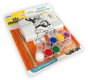 Minionki 1 koszulka do kolorowania 5-6 lat