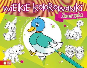 Wielkie kolorowanki. Zwierzęta w.2015