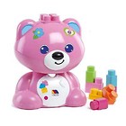 Niedźwiadek z klockami różowy