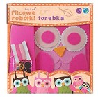 Filcowe Robótki - Torebka Sowa różowa STnux