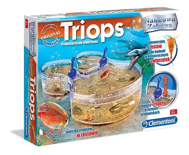 Naukowa zabawa. Triops. Prehistoryczne stworzenia