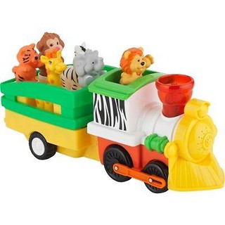 Pociąg Safari - naciśnij i jedź DUMEL