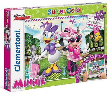 Puzzle 104 App Minnie i Daisy w Paryżu