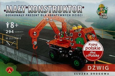 Mały konstruktor - Dźwig ALEX