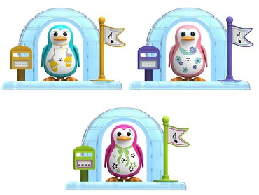 DigiPenguins Pingwinek z igloo, 3 rodzaje DUMEL